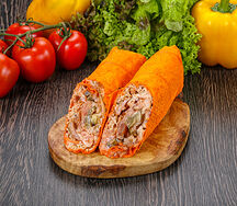 Шаурма с курицей сырная