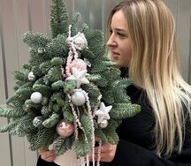 Новогодняя ель из нобилиса