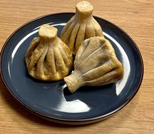 Хинкали жареные с грибами