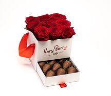 Шкатулка с 9 розами