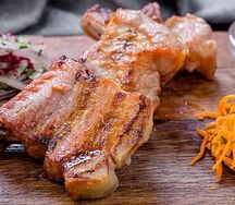 Шашлык из свиных ребрышек