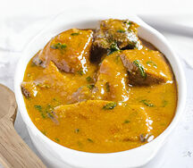 Sauce kple (ogbonor soup) et du blé