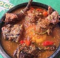 Sauce gouagouassou avec agouti