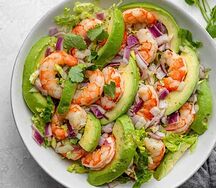 Salade avocat crevette