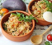 Sauce légume accompagné de riz ou de couscous