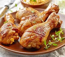 Poulet braisé