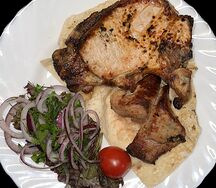 Шашлык из cвинoй корейки