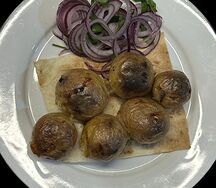 Шашлык из молодого картофеля
