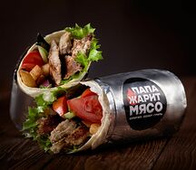 Папа шаурма со свининой BBQ Xl