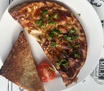 Классический омлет с сыром