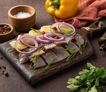 Селедка с картофелем