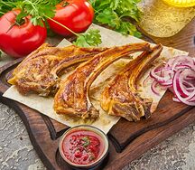 Шашлык из каре баранины