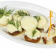 Грибы под сыром