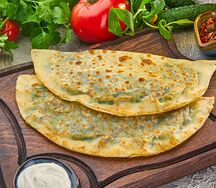 Кутабы с зеленью