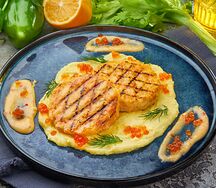 Котлеты с крабом и креветкой