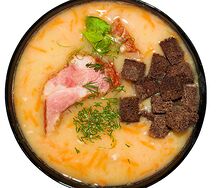 Гороховый суп с копченостями