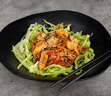 Wok с курицей