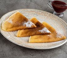 Блины с джемом