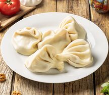 Хинкали со свининой и говядиной
