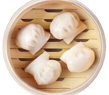Димсамы с кальмаром и креветкой
