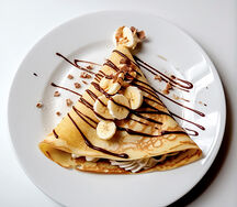 La crêpe banana split