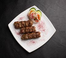 Люля-кебаб из баранины на углях