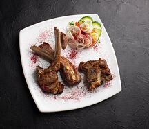 Шашлык из бараньей корейки