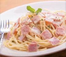 Spaghetti au jambon de boeuf