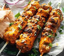 Фаршированные грибы Тандури