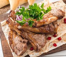 Шашлык из каре ягненка