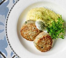 Котлеты куриные с пюре