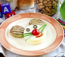 Котлетки куриные с пюре