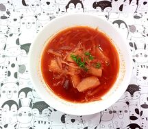 Борщ постный