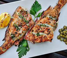 Poisson mérou braisé