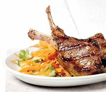 Côtelette de mouton avec frites