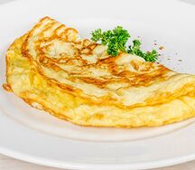Omelette fromage
