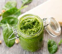 Halloum pesto