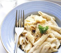 Pasta à la crème