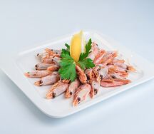 Отварные креветки