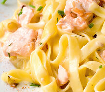 Tagliatelle au saumon