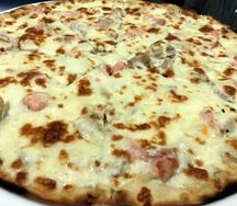 Pizza saumon - chèvre