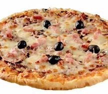 Pizza charcutière