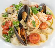 Лингвини с морепродуктами