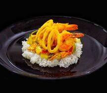 Карри с морепродуктами