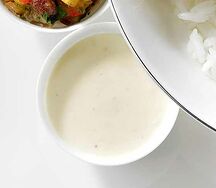 Sauce crème au gingembre