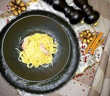 Карбонара с беконом