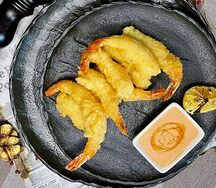 Креветки в кляре