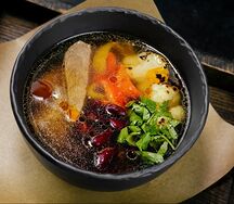 Суп с говядиной и овощами