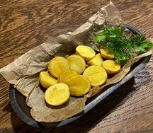 Жареный молодой картофель