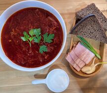 Борщ с говядиной